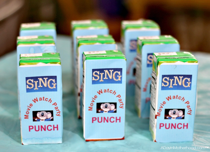 SING Movie Watch Party Punch is one of the movie watch party ideas I really love