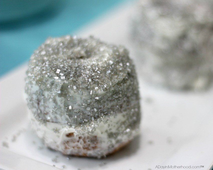 Mirror ball cakes are messy and fun movie watch party ideas everyone loves