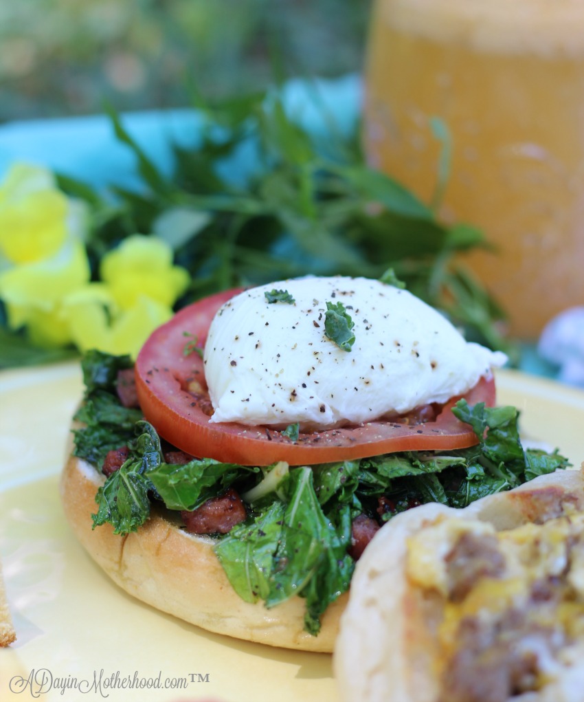 Sausage and Kale Bagels are one of the 4 Mother's Day Brunch Recipes You Have to Make