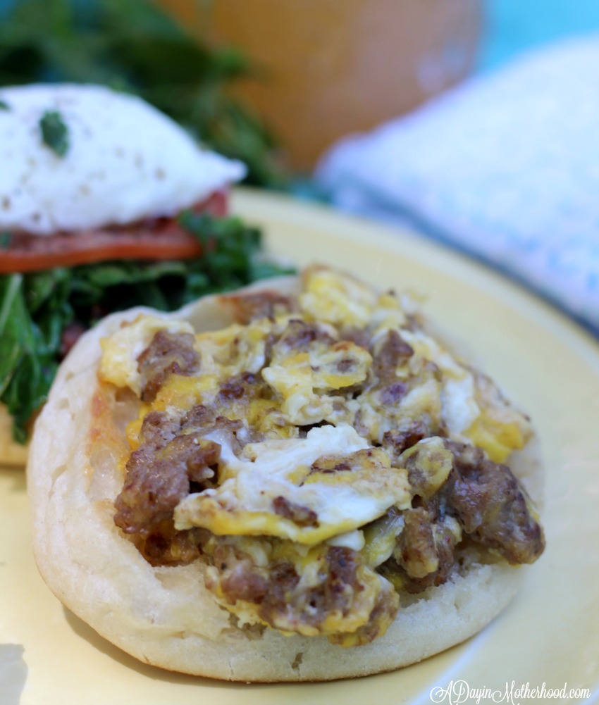 Sausage and Egg English Muffins are a hit as one of the 4 Mother's Day Brunch Recipes You Have to Make