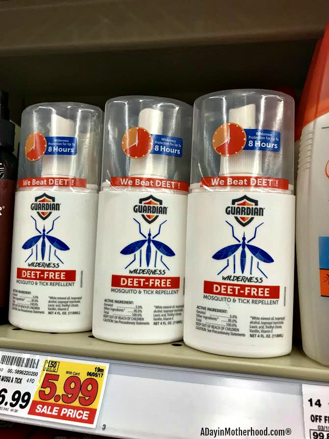 Live Summer DEET Free repellent and Mostquito Free at Kroger