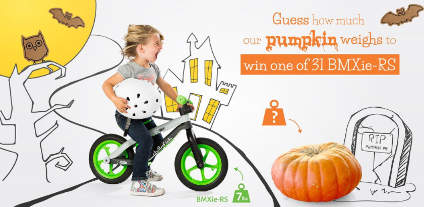 WIN 1 of 31 Chillafish Balance Bikes in their Halloween Giveaway