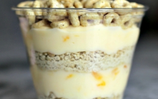 Honey Nut Cheerios Yogurt Parfait Cups 2 Ingredient Recipe that they love