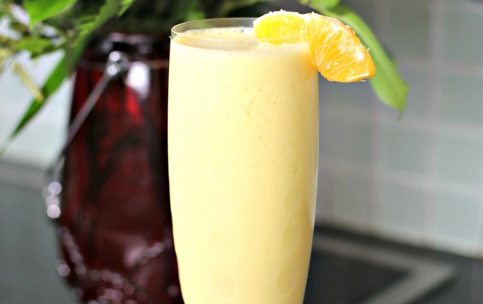 Orange Creamsicle Smoothie Recipe with a Veggie Twist