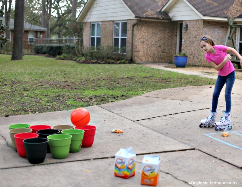 DIY Basketball Bucket Game