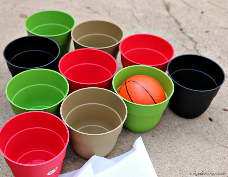 DIY Basketball Bucket Game