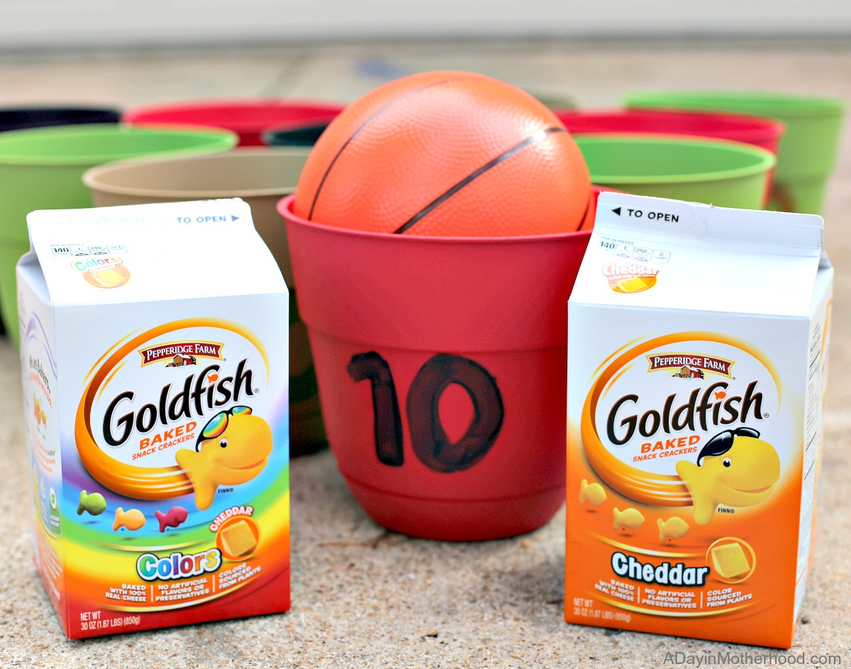 DIY Basketball Bucket Game A Day in Motherhood