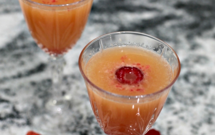 Raspberry Mimosa Mocktail Recipe