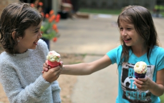 How to Make No Churn Orange Ice Cream with a Mike & Ike Sour Twist