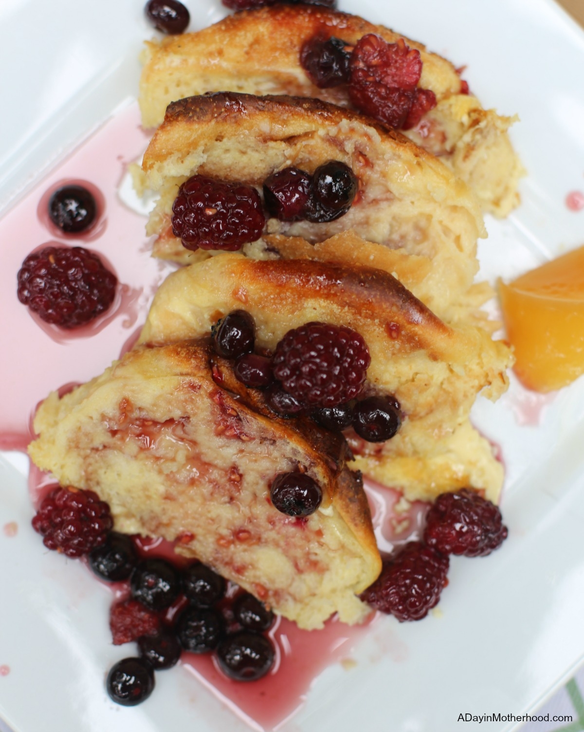 Easy Lemon Berry French Toast Casserole