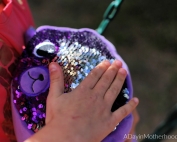 Join the Sequin FUN with Moosh-Moosh Sequin Plushies and slide back and forth