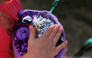 Join the Sequin FUN with Moosh-Moosh Sequin Plushies and slide back and forth