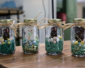 Easy Bunny Jars to Celebrate Easter
