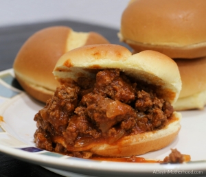 Spicy Slow Cooker Tailgater Sloppy Joes for tailgating!