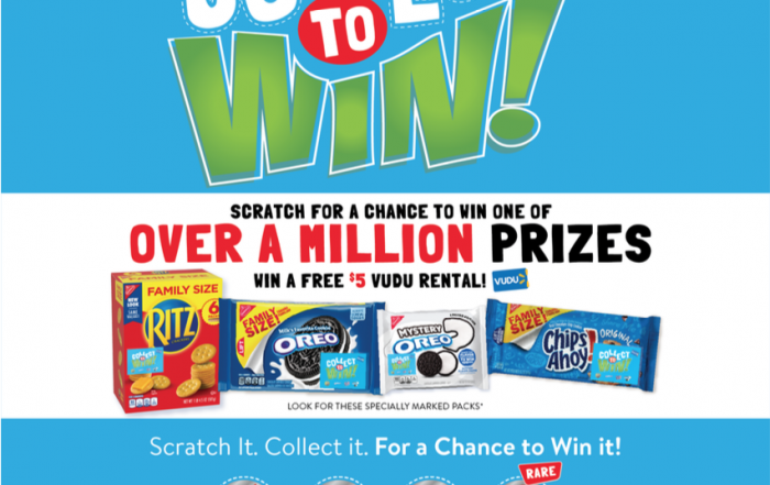 Collect To Win with RITZ, OREO & Chips Ahoy