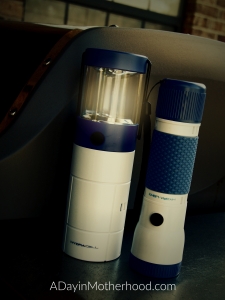 Hydracell power when you need it-Flashlight next to grill on www.adayinmotherhood.com