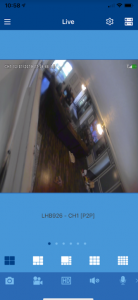 Lorex Security Cameras Up Your Confidence this Holiday Season - screenshot of Lorex cirrus app with living room showing on adayinmotherhood.com