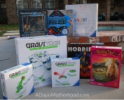 Gifts That Will Rock Into The New Year-photo of game collection on ADayinMotherhood.com